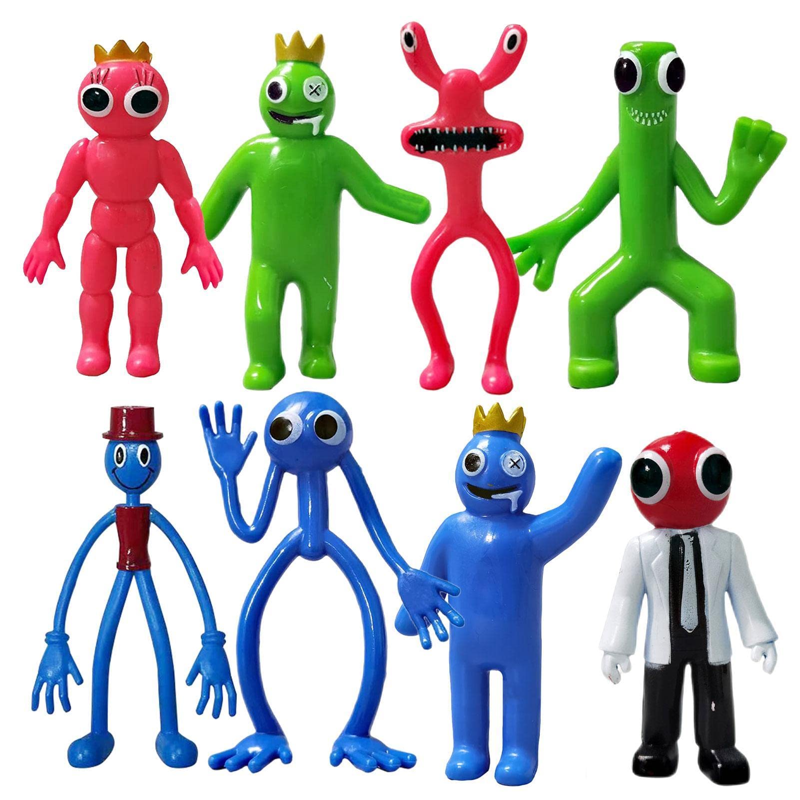 Amazon.co.jp: 8個 レインボーフレンズフィギュア レインボー